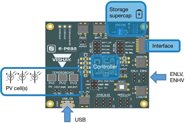 Vishay / BC Components 196 HVC ENYCAP™ V-Harvester-Board