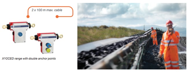 Schneider Electric XY2C Seilzug-Not-Aus-Schalter