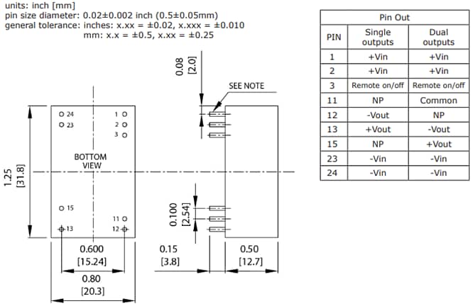 CUI Inc PRC10W Geregelte Einzel-/Dual-DC/DC-Wandler