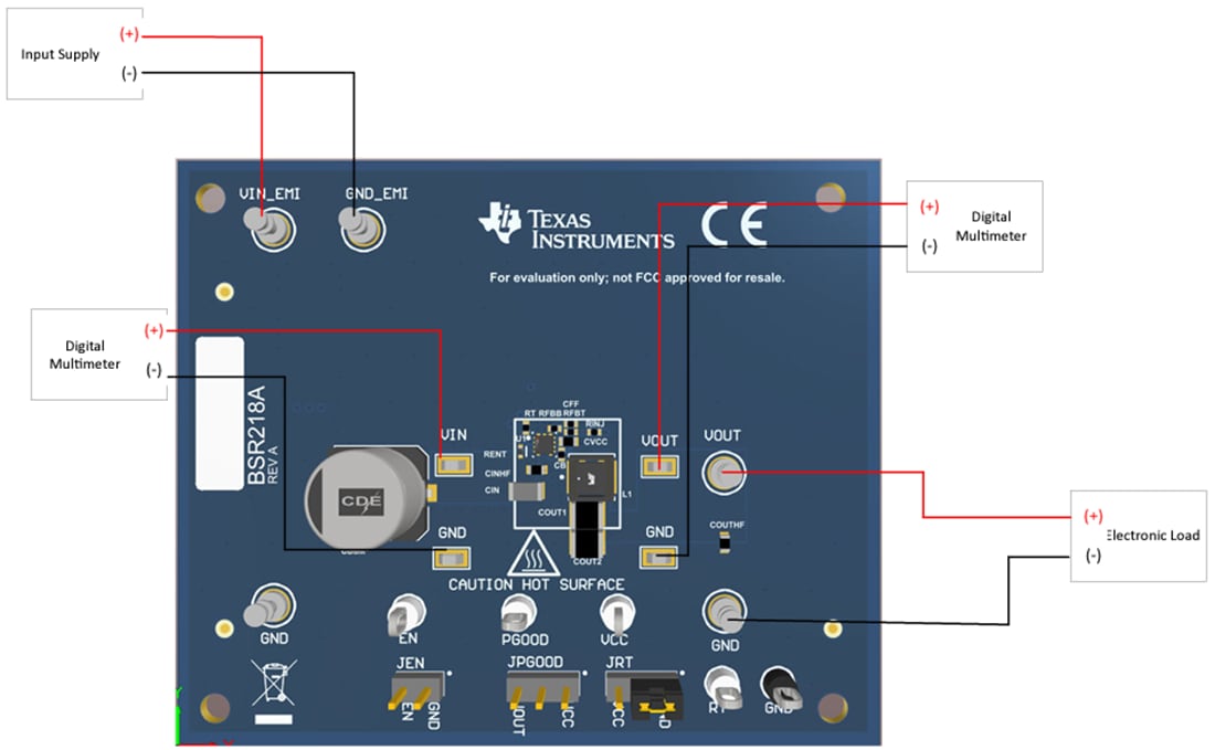 Texas Instruments LMR36502EVM Konverter-Evaluationsmodul