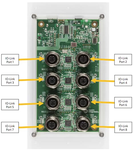 Analog Devices Inc. MAXREFDES145 8-Kanal-IO-Link ®-Master