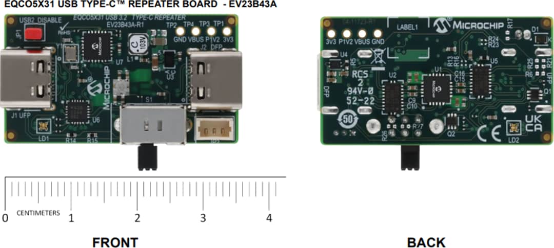 Microchip Technology EQCO5X31 USB Type-C™-Evaluierungsboards