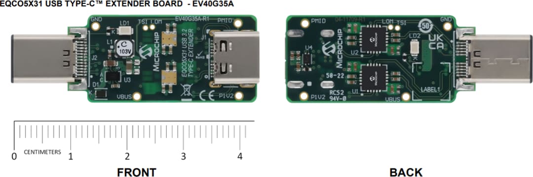 Microchip Technology EQCO5X31 USB Type-C™-Evaluierungsboards