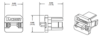 Chart - Panduit PSL-US USB Blockout Devices