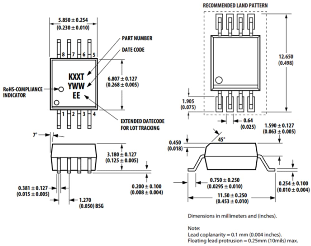 Broadcom ACPL-K71T und ACPL-K72T Digitale CMOS-Optokoppler