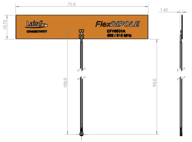 Ezurio Sub-GHz FlexDIPOLE Antennas
