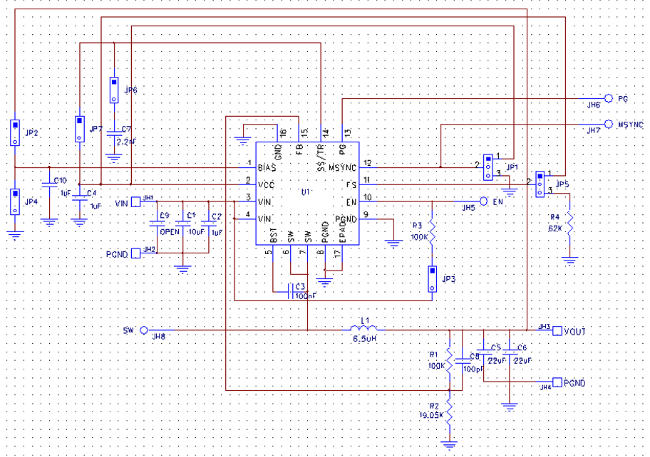 Schaltplan - Diodes Incorporated AP66300Q Evaluierungsboard
