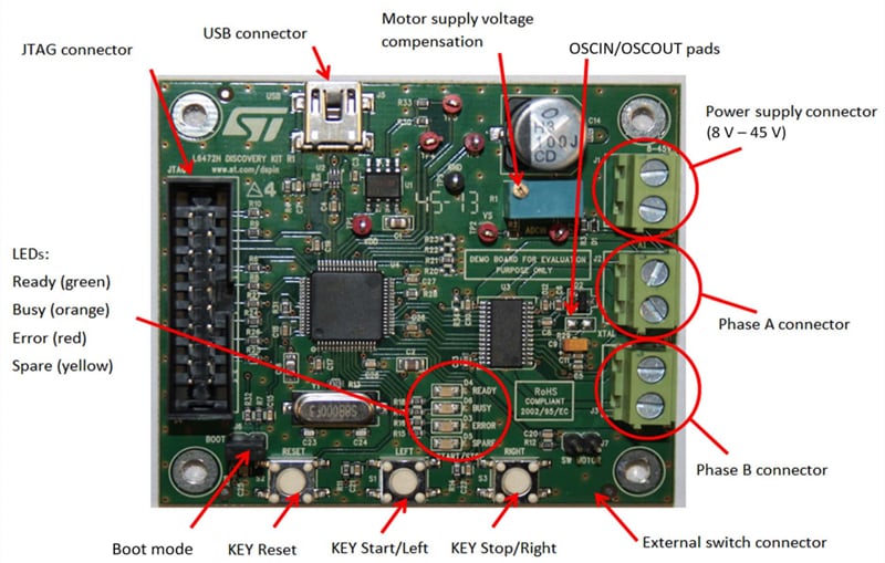 STMicroelectronics EVAL6472H-DISC Discovery-Development Tool