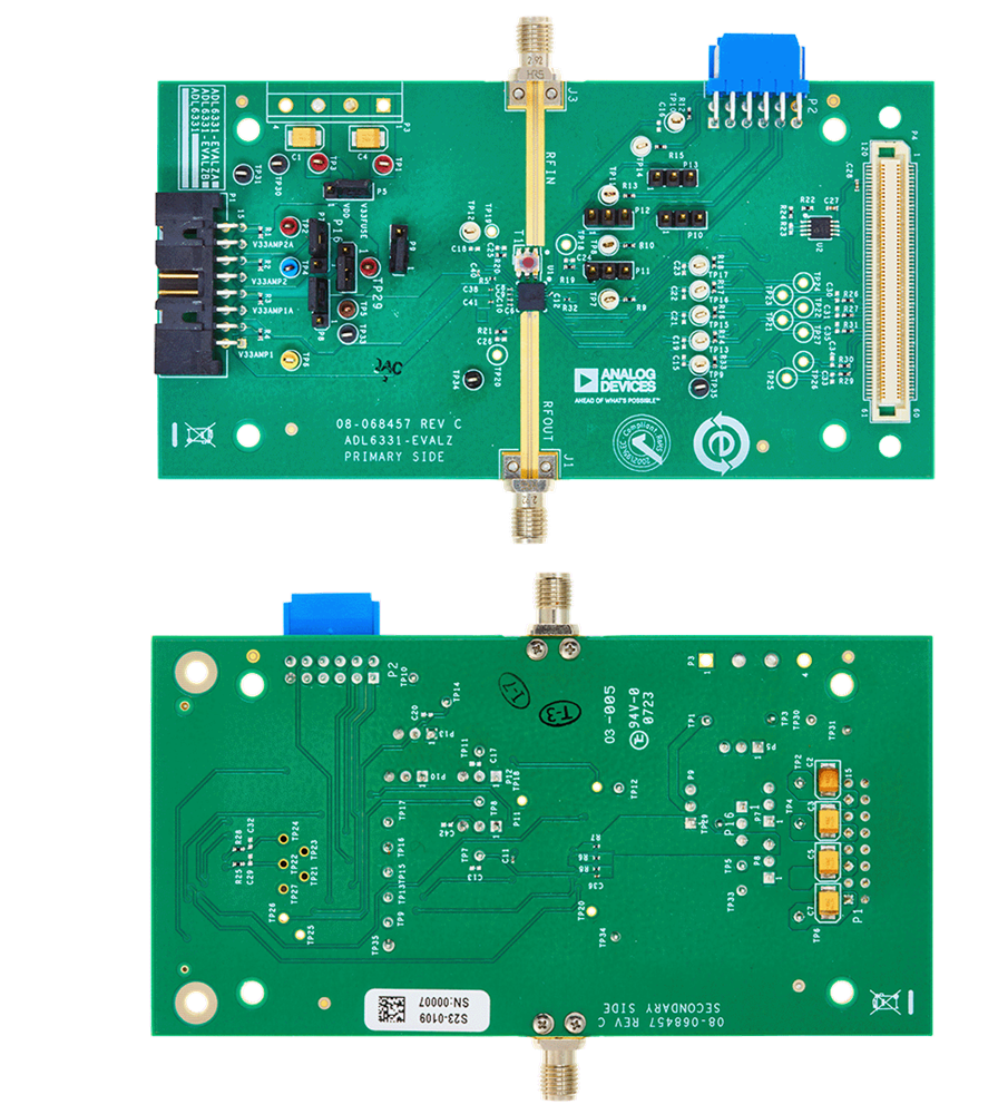 Schaltungsanordnung - Analog Devices Inc. ADL6331-EVALZA Evaluierungsboard