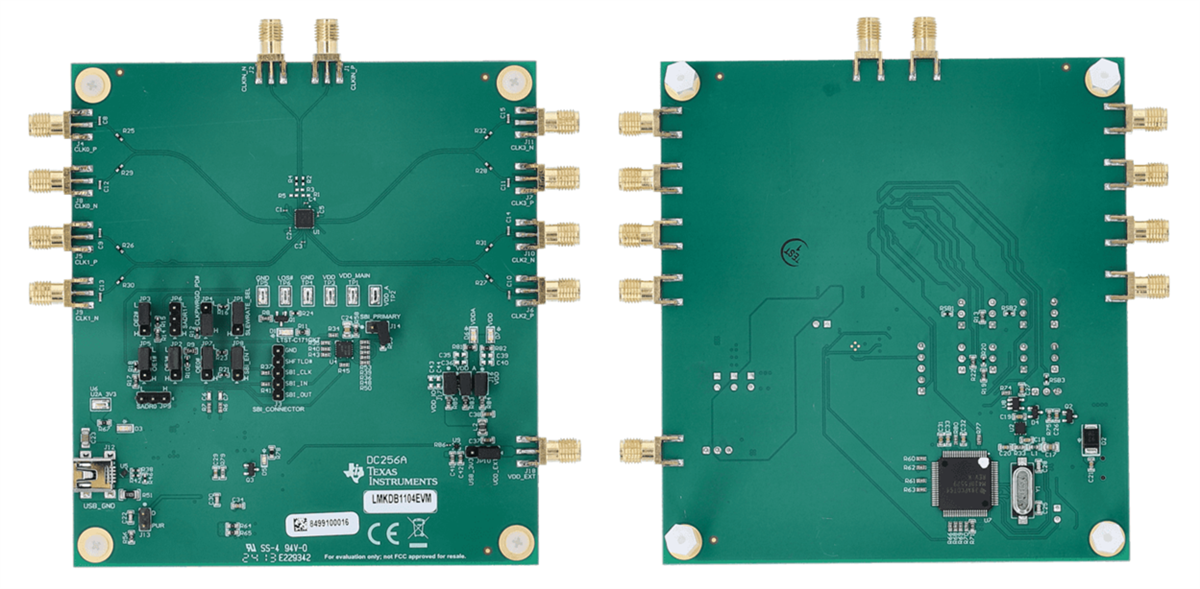 Texas Instruments LMKDB1104EVM Evaluierungsmodul