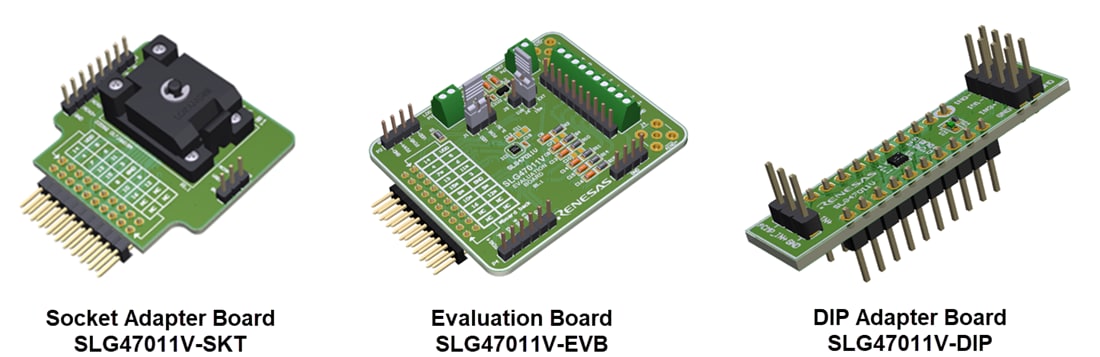 Technische Zeichnung - Renesas Electronics SLG47011V Sockel-Adapterkits