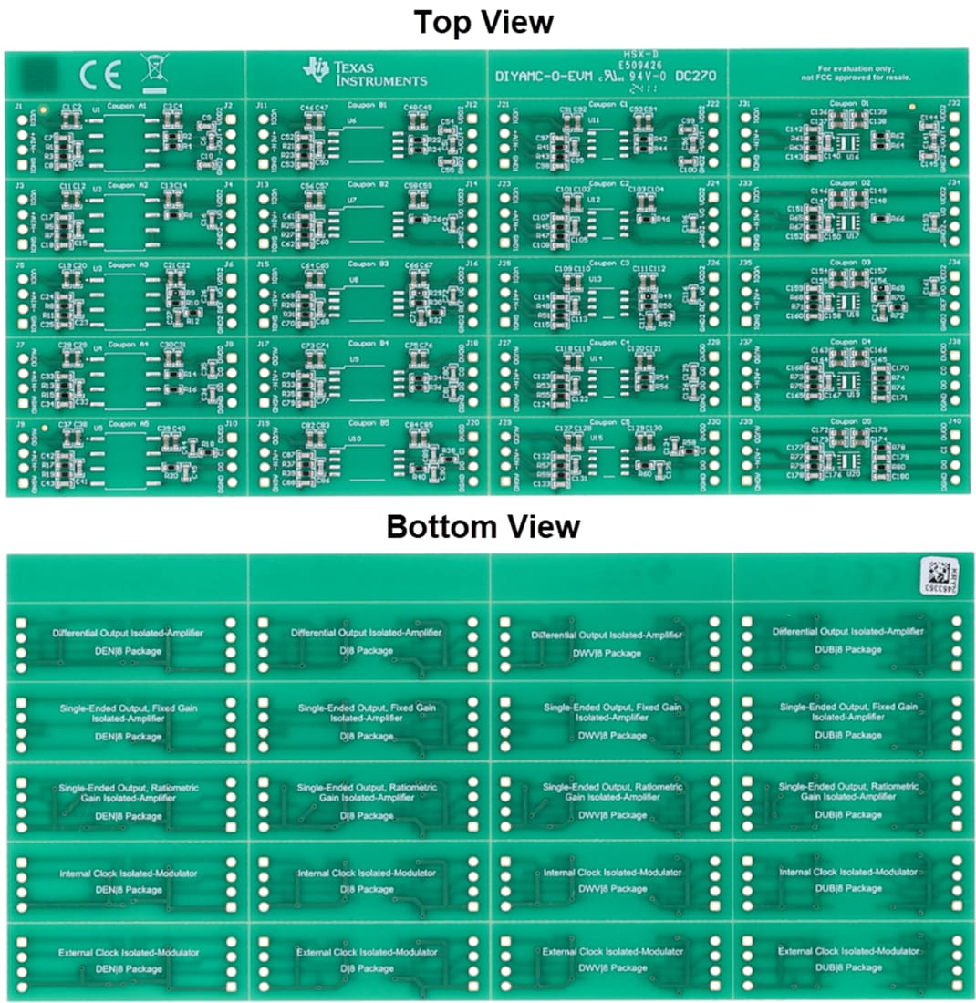 Technische Zeichnung - Texas Instruments DIYAMC-0-EVM Evaluierungsmodul (EVM)