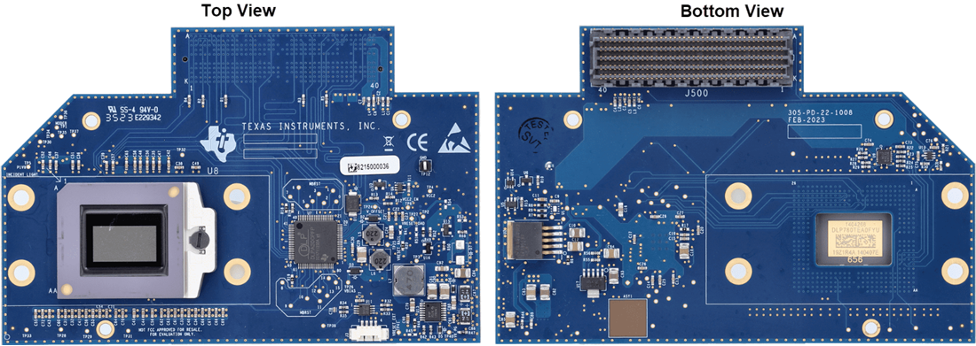Technische Zeichnung - Texas Instruments DLP780TEEVM DMD-Evaluierungsmodul (EVM)