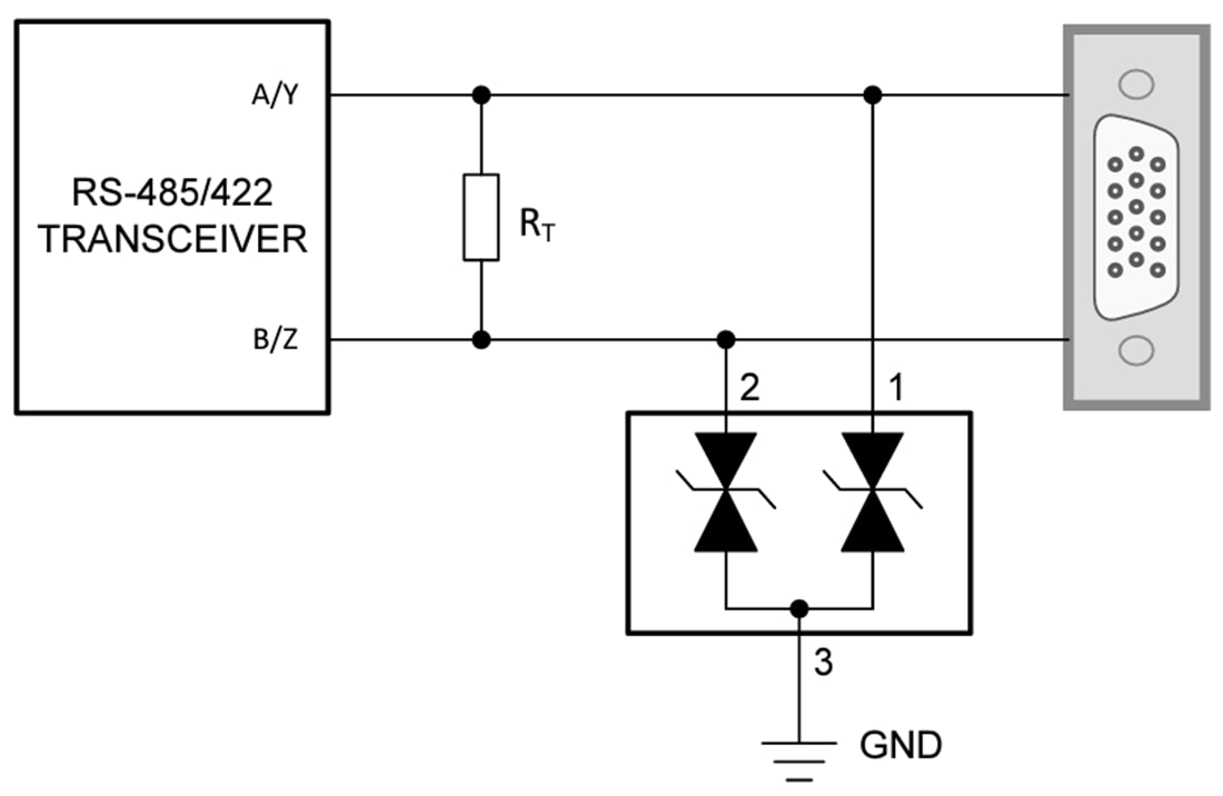 Schaltplan - Texas Instruments ESD562/ESD562-Q1 ESD-Schutzdiode