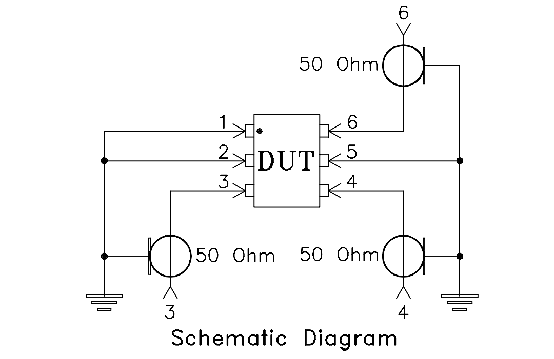 Schematic - Mini-Circuits TB-ADT1 Evaluation Board