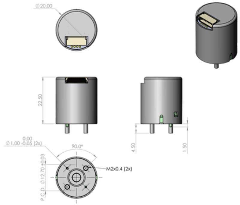 Broadcom AS20-Baureihe Miniatur-Encoder-Kits