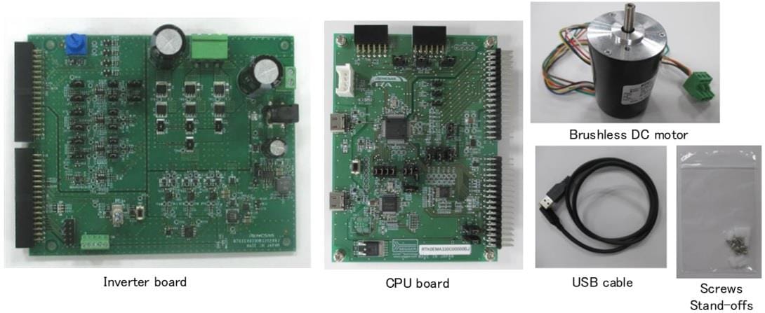 Renesas Electronics MCK-RA6T3 Motorsteuerungskit für die RA6T3 MCU-Gruppe
