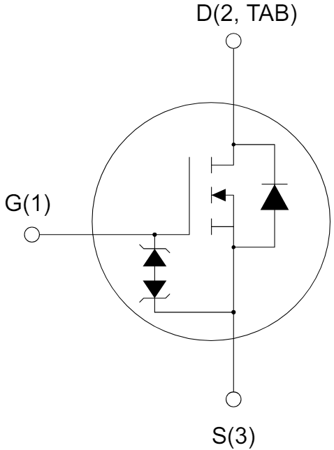 Applikations-Schaltungsdiagramm - STMicroelectronics STP80N1K1K6 N-Kanal Leistungs-MOSFET