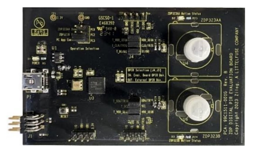 Tabelle - Zilog / IXYS ZDP323 Digitale passive Infrarot-Sensoren (PIR)