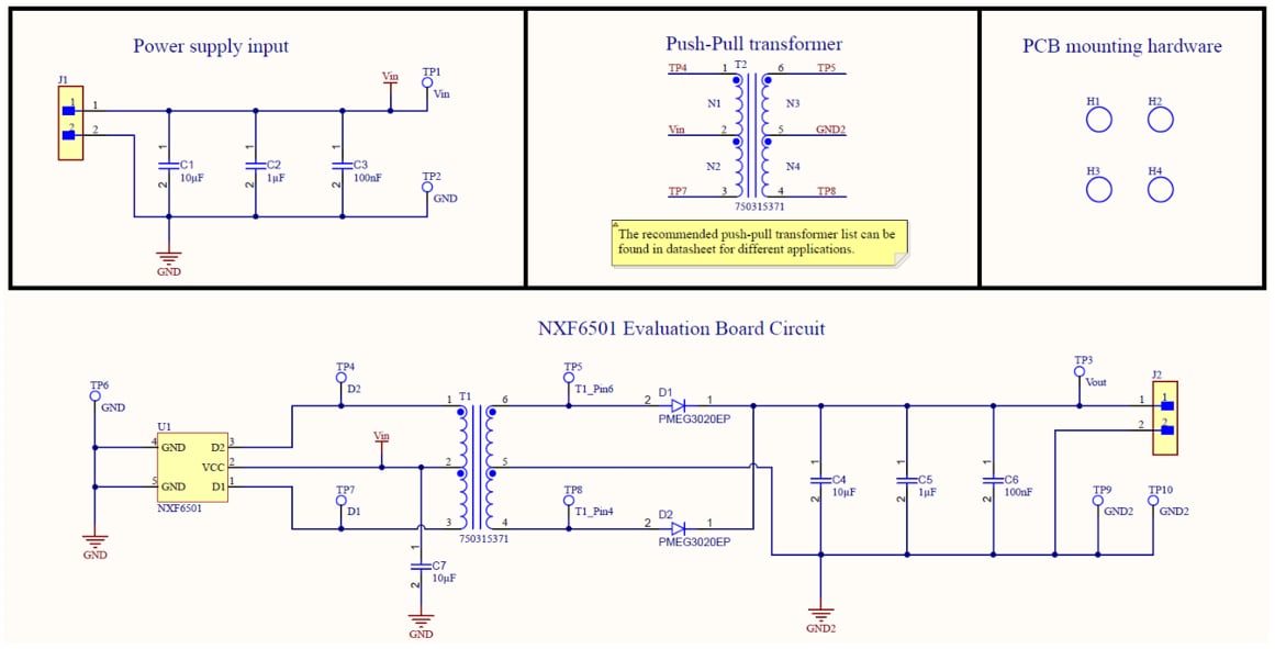 Nexperia NEVB-NXF6501DC Evaluierungsboard