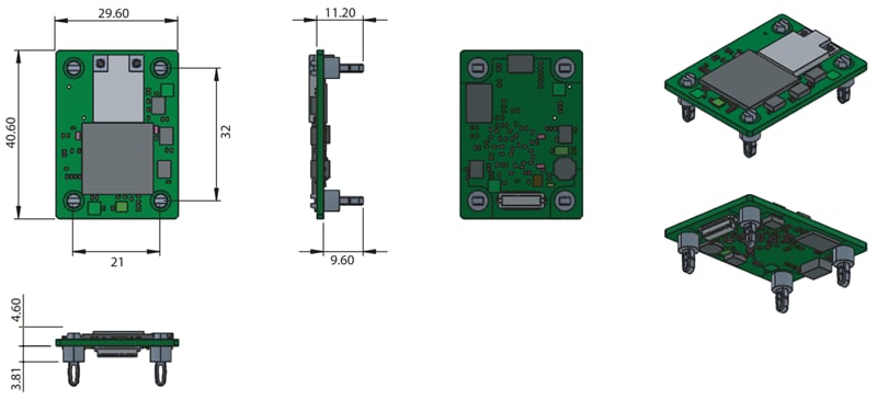 Advantech BB-WLNNA-Q551 Wi-Fi-Dualband-Zugangspunkt-Modul
