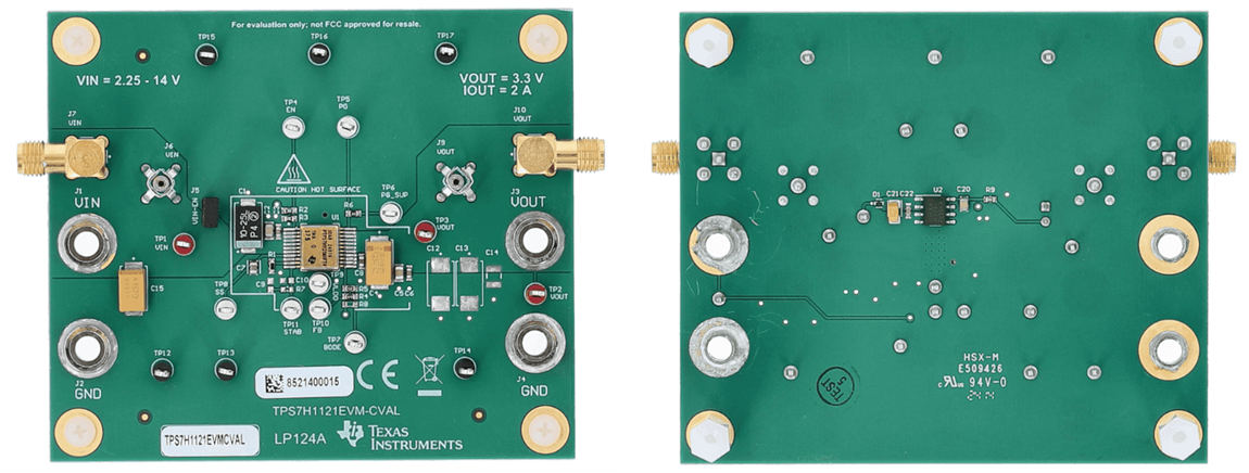 Texas Instruments TPS7H1121EVM-CVAL Evaluierungsmodul