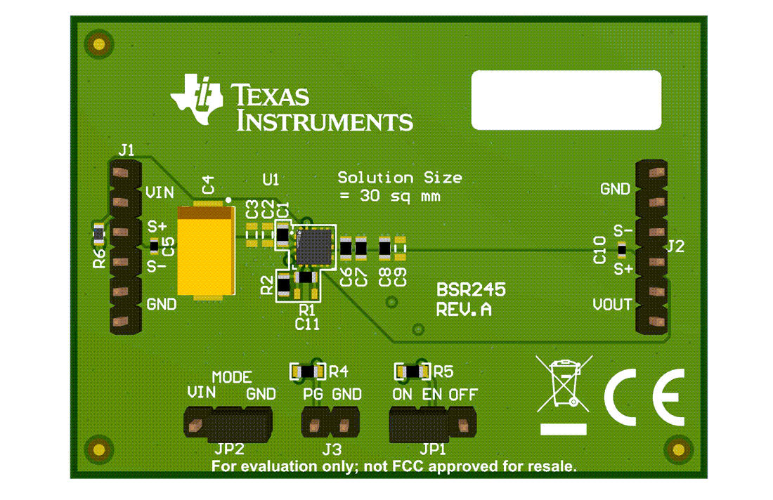 Texas Instruments TPSM82830xAEVM Evaluierungsmodule