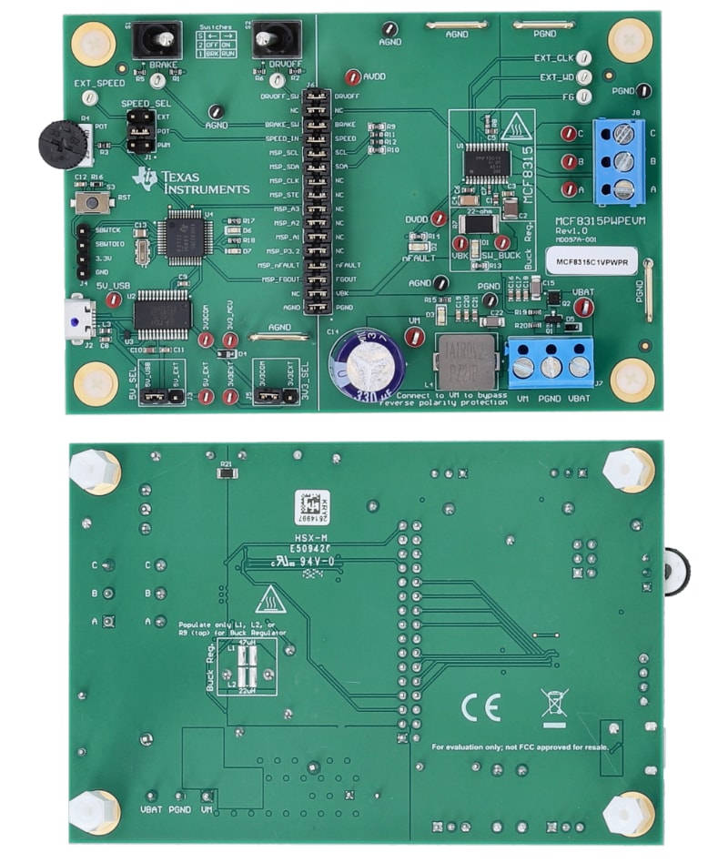 Texas Instruments MCF8315PWPEVM Evaluierungsmodul