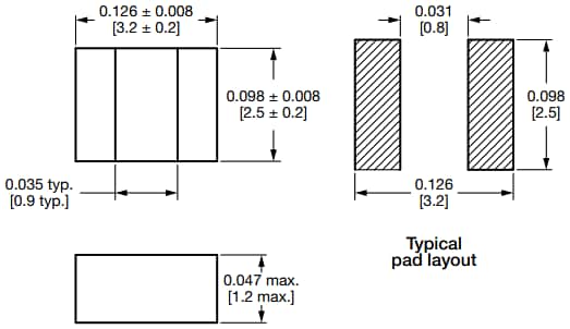 Vishay / Dale IHLL-1210AB-1Z Leistungsinduktivitäten