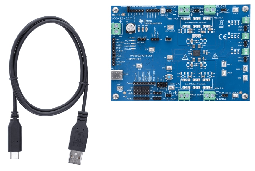Texas Instruments TPS65224Q1EVM PMIC-Evaluierungsmodul (EVM)