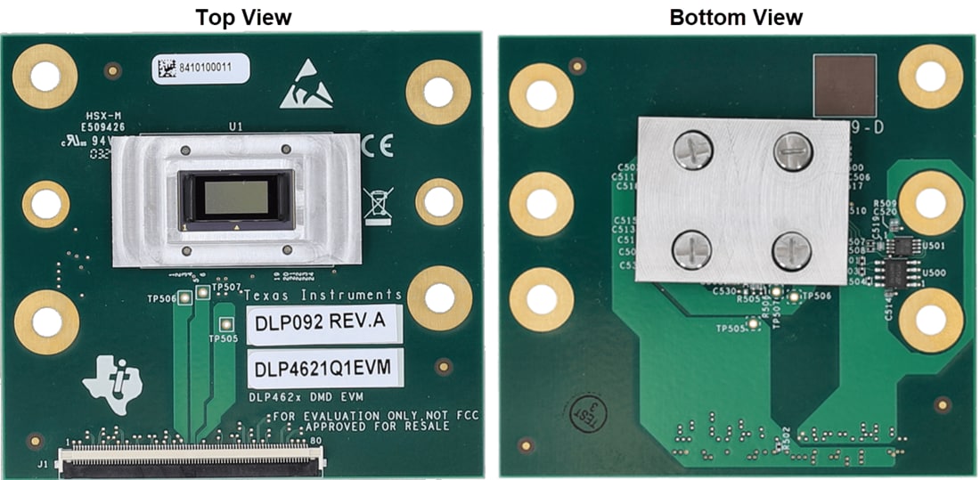Technische Zeichnung - Texas Instruments DLP4621Q1EVM Evaluierungsmodul (EVM)