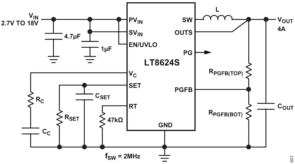 Analog Devices Inc. LT®8622S/LT8624S Synchrone Abwärtsregler Regler