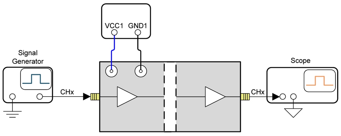 Technische Zeichnung - Texas Instruments ISO7741TADWEVM Evaluierungsmodul (EVM)