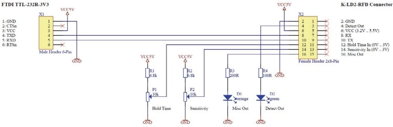 RFbeam K-LD2 Evaluation Kit