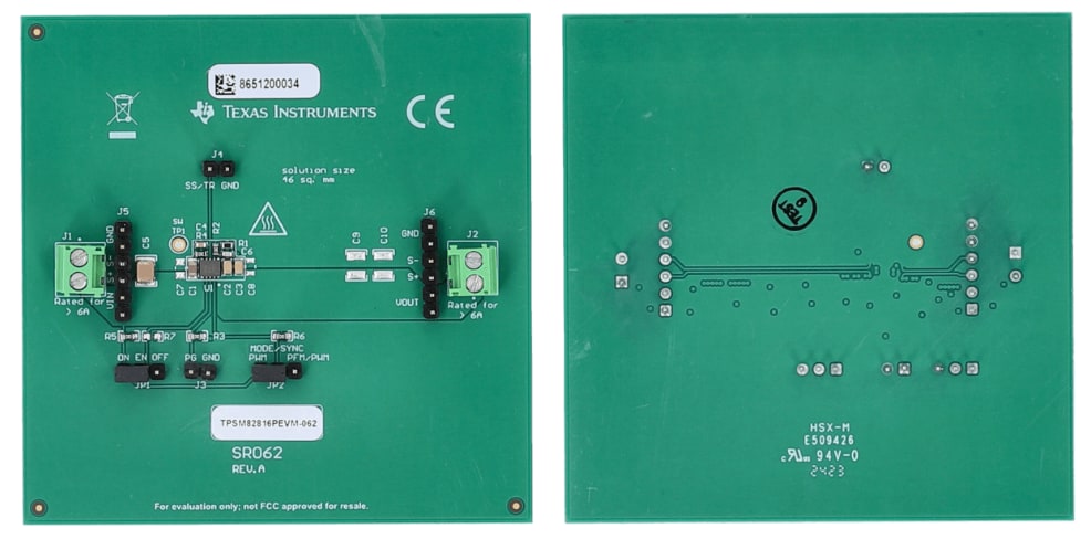 Schaltungsanordnung - Texas Instruments TPSM8281xPEVM062 Evaluierungsmodule