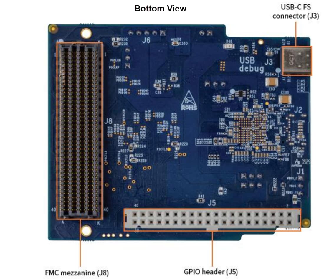 Technische Zeichnung - Infineon Technologies EZ-USB™ FX10 DEVELOPMENT KIT (DVK)