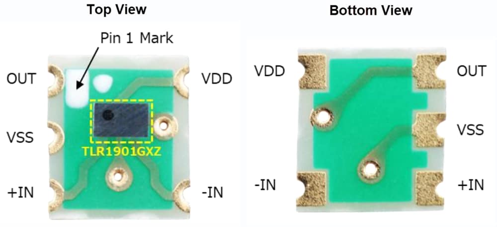 Technische Zeichnung - ROHM Semiconductor TLR1901GXZ-EVK-001 Umwandlungsboard