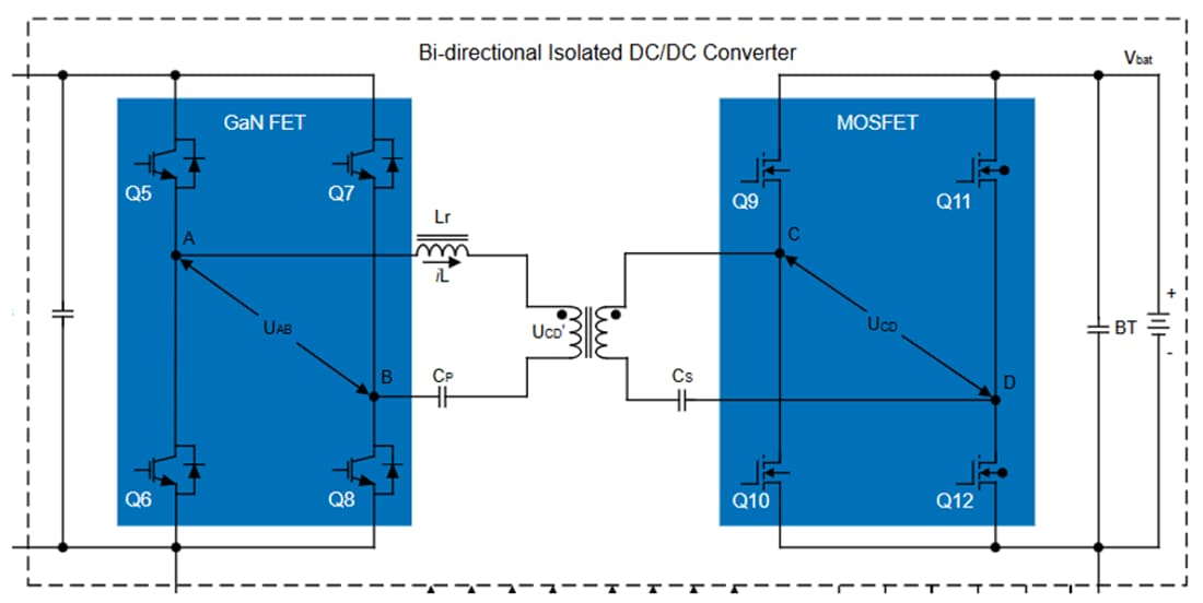 Applikations-Schaltungsdiagramm - Renesas Electronics TP65H030G4Px 650 V 30 mΩ GaN-FETs