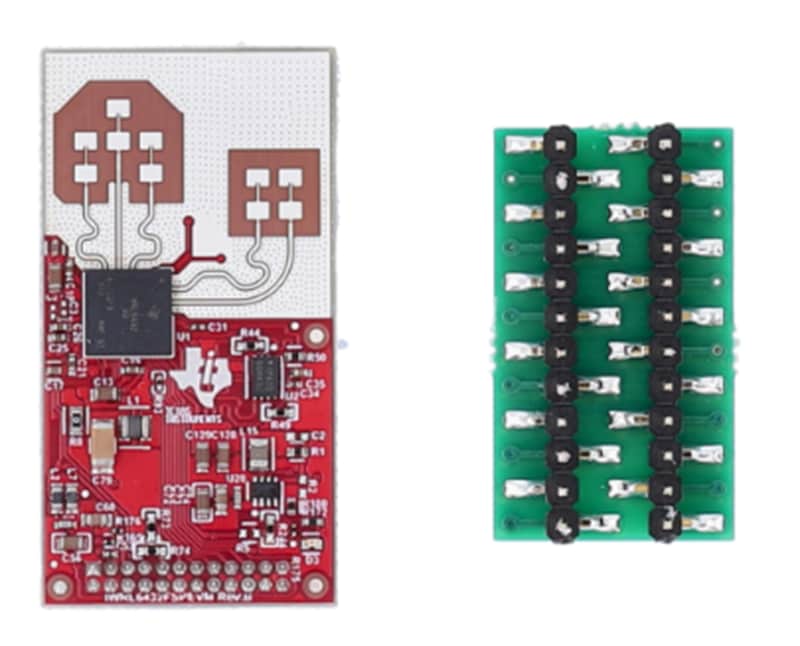 Technische Zeichnung - Texas Instruments IWRL6432FSPEVM Sensor-Evaluierungsmodul (EVM)