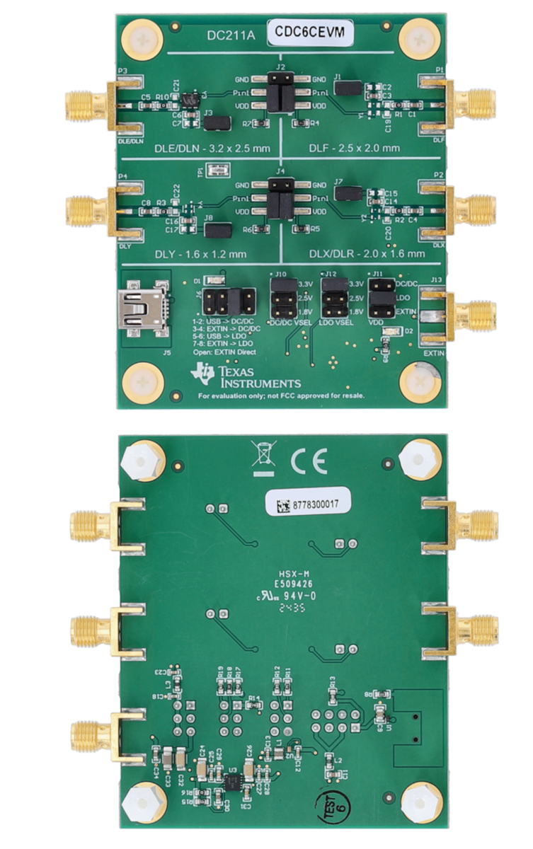 Texas Instruments CDC6CEVM Evaluierungsmodul