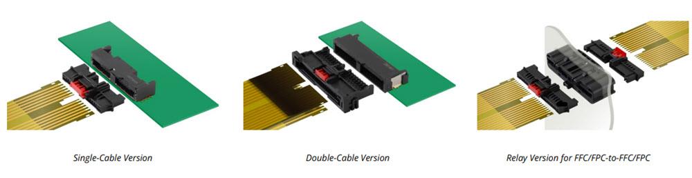 Tabelle - Molex Flexi-Latch+ Steckverbinder