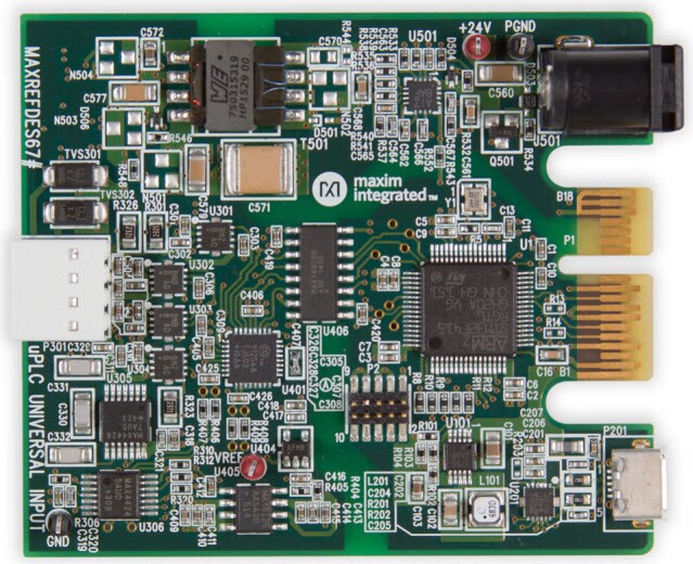 Maxim MAXREFDES67# Universeller Mikro PLC mit analogem Eingang