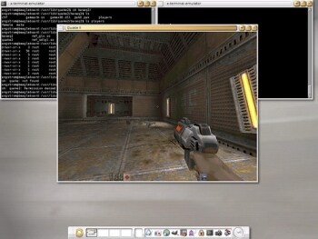Linux and Quake 2 running on the Beagle Board 1