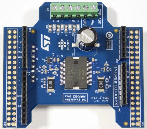 X-NUCLEO-IHM04A1 Erweiterungsboard für duale Bürsten-DC-Motortreiber