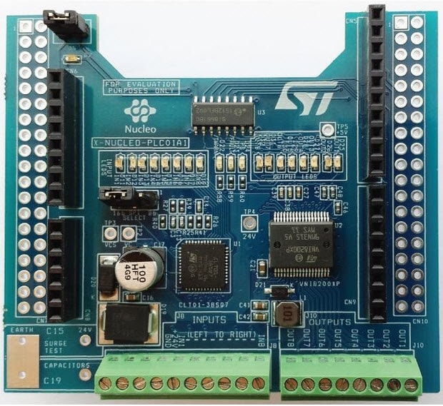 STMicroelectronics X-NUCLEO-PLC01A1 Erweiterungsboard für industriellen Ein-/Ausgang