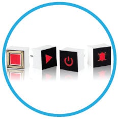 VCC CTH-Baureihe Kapazitive Berührungssensor-Displays