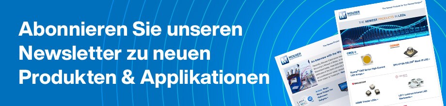 Abonnieren Sie unseren Newsletter zu neuen Produkten & Applikationen