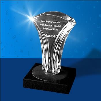Mouser Electronics mit Best High Service Digital Performance Award von Amphenol ausgezeichnet